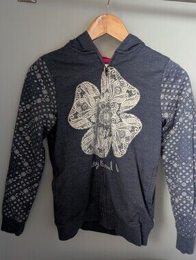 Lucky Brand Cloverleaf Lined Hoodie